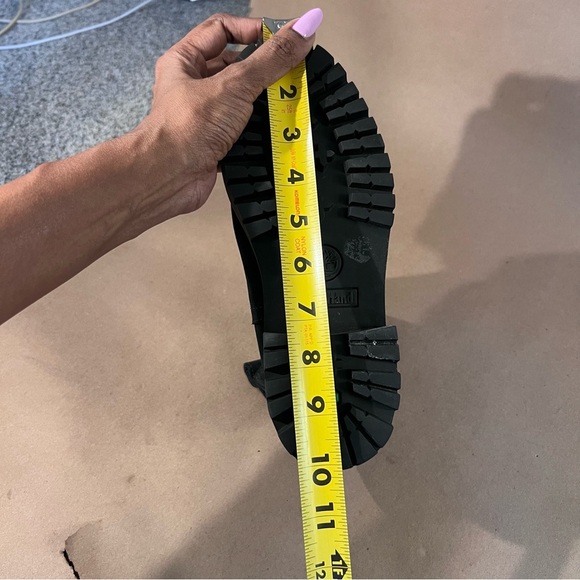 Timberland Courmayeur Valley Chelsea Boots Nubuck Leather Booties Black SizeUS 6 - Picture 12 of 12